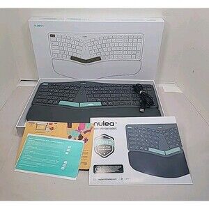 Nulea RT05B Wireless Ergonomic Split Keyboard w/Cushioned Wrist Rest Tested